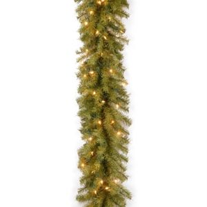 NEW 8’ Battery Powered Pre-lit Garland
